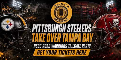 Pittsburgh Steelers @ Tampa Bay Bucs NSOG Tailgate - 2xSB Champ Jeff Reed