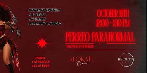 PERREO PARANORMAL x Heights Lounge | Halloween Dance Fitness