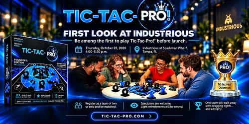 Tic-Tac-Pro! First Look - Tampa Strategy Game Event
