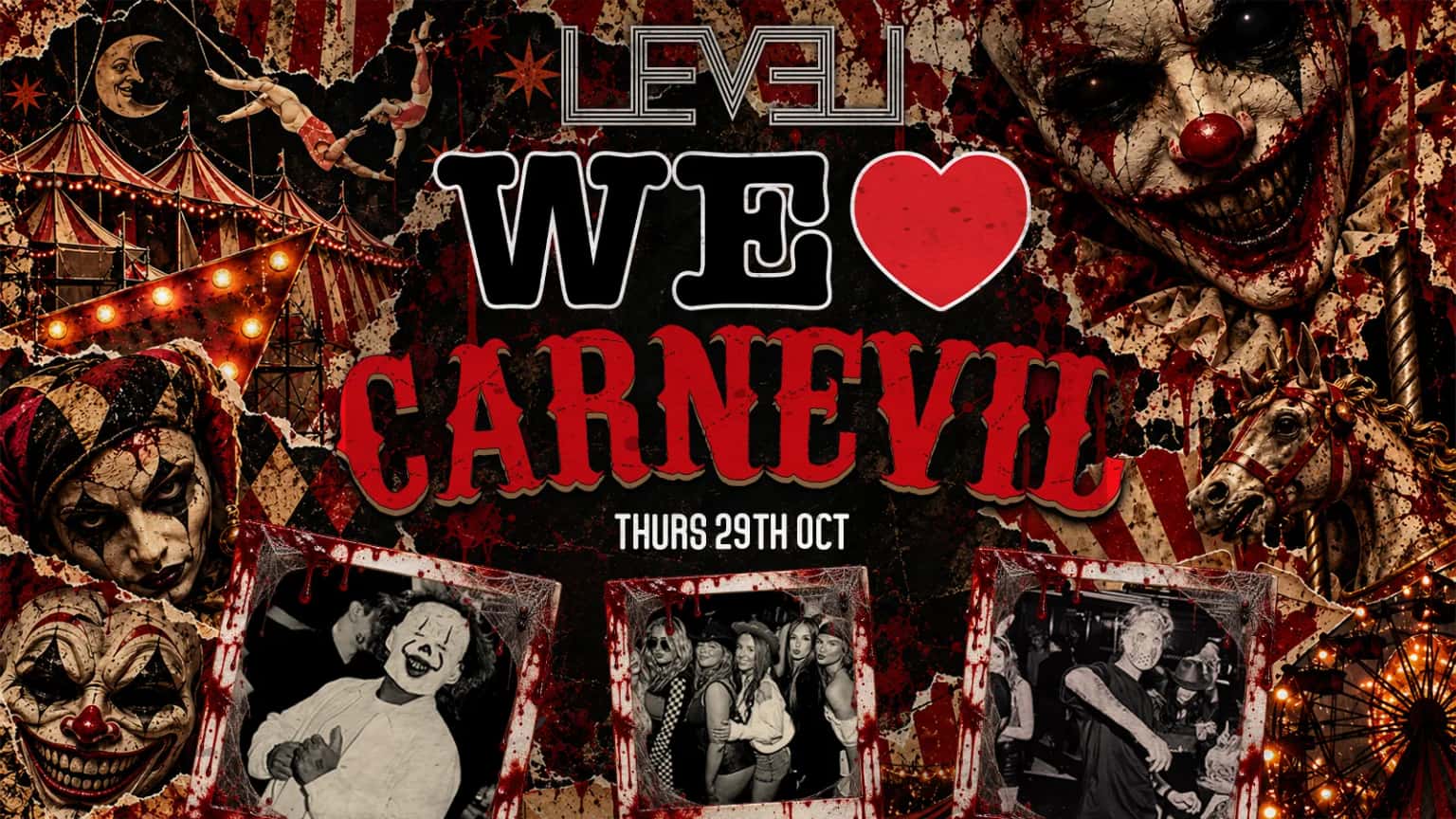 WE PRESENTS CARNEVIL HALLOWEEN THURSDAY SPECIAL