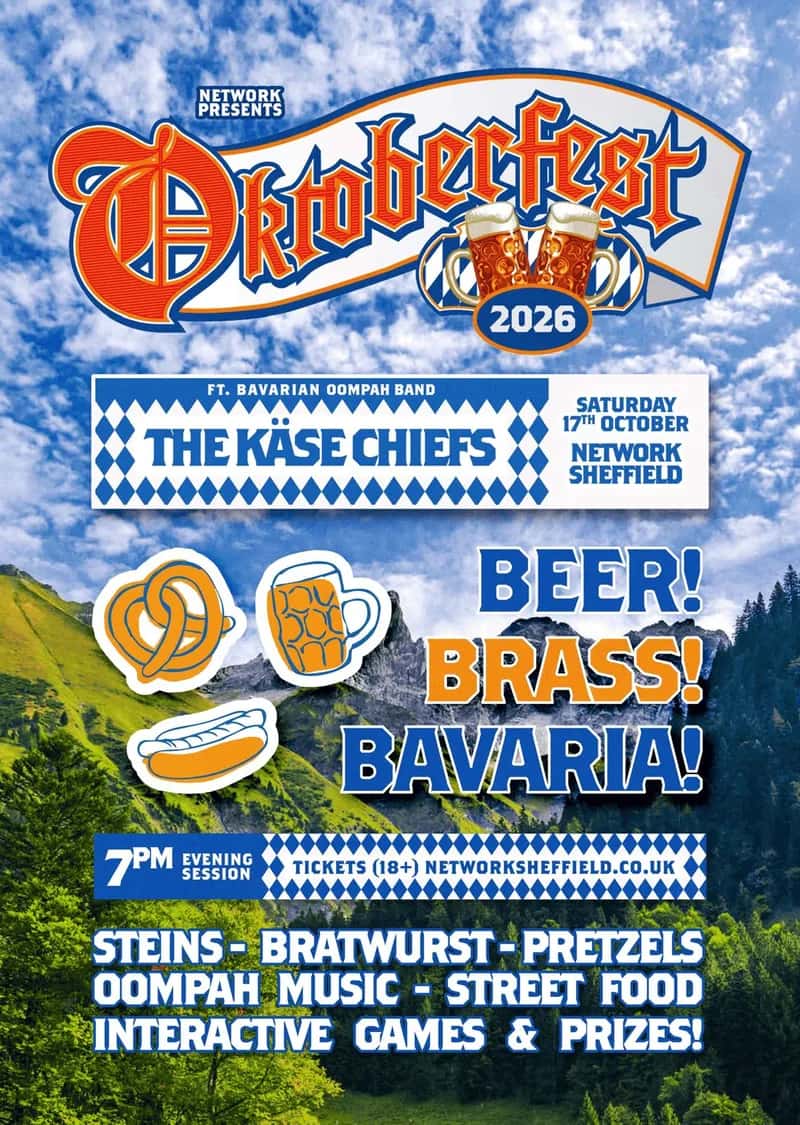 Oktoberfest Sheffield 2026 ft. The Käse Chiefs