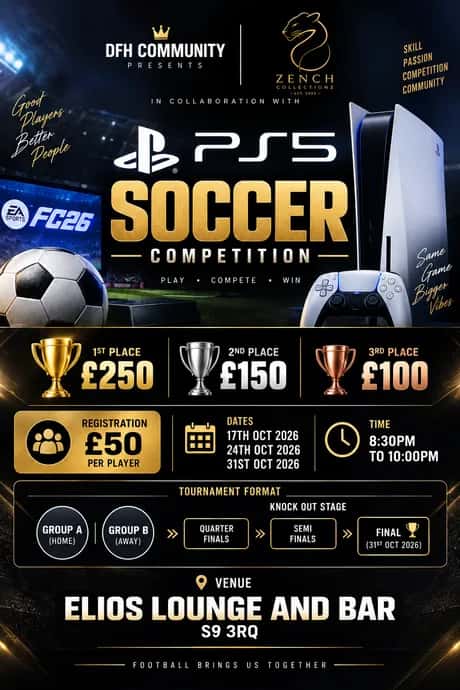Sheffield PS5 Soccer Competition
