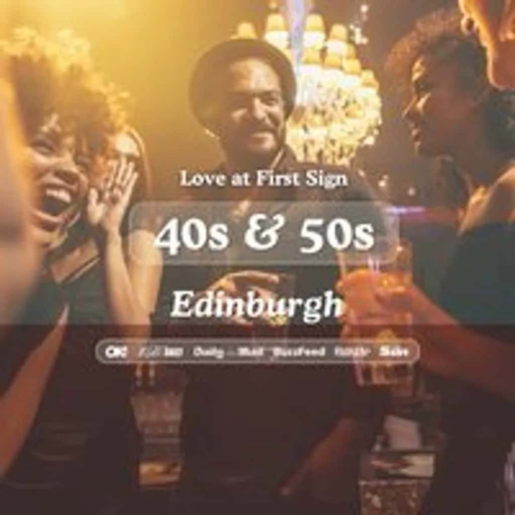 40s & 50s Singles Night | Love at First Sign