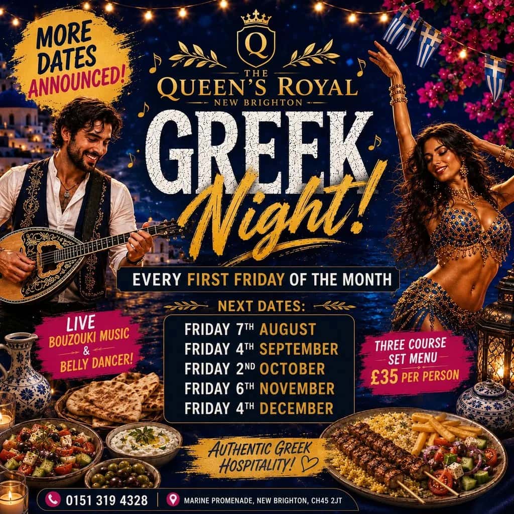 Greek Night | Live Bouzouki, Belly Dancer & 3-Course Greek Feast