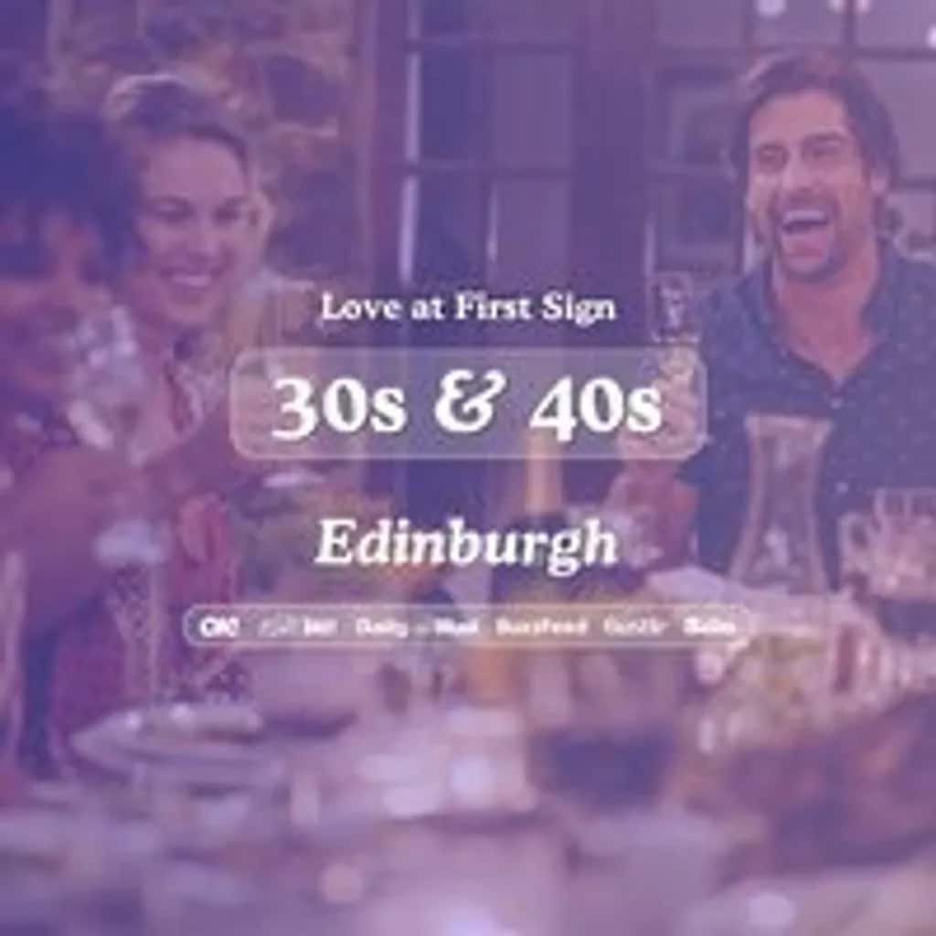 30s & 40s Singles Night | Love at First Sign