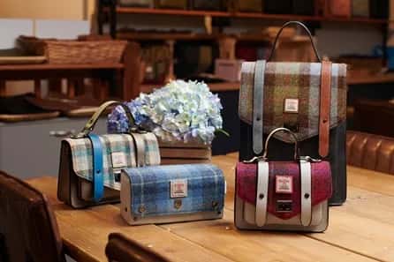 Create Your Own Tweed Harris Handbag at Islander with Traditional Scottish Tasting Platter