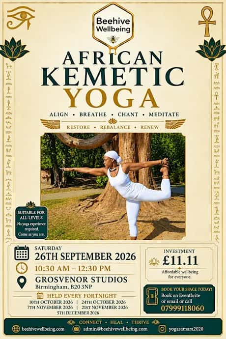 African Kemetic Yoga, meditation and Sound