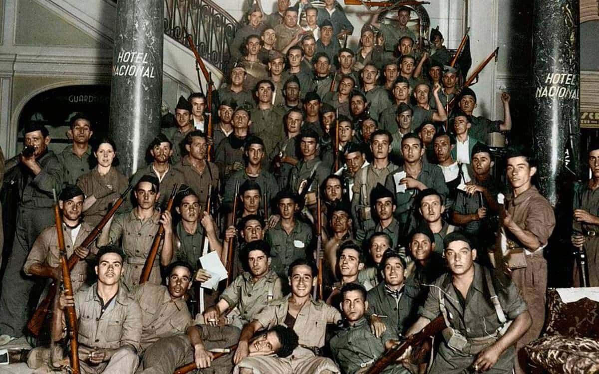 Homenaje a los milicianos de la Columna Terra i Llibertat