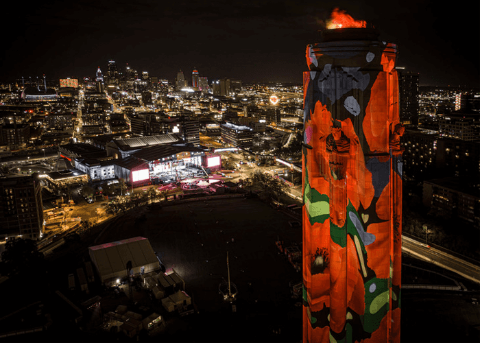 Liberty's Beacon: An Artistic Light Installation