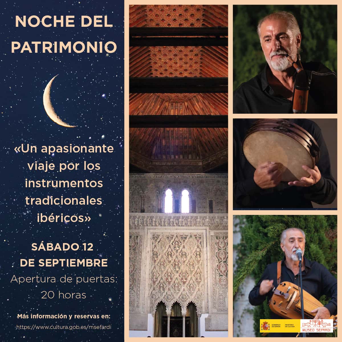 Noche del Patrimonio: un viaje por los instrumentos tradicionales ibéricos