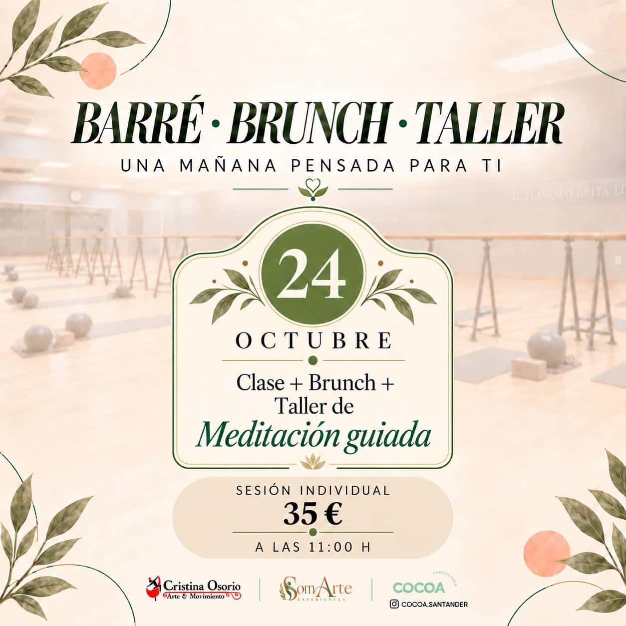 Clase especial de Barré + brunch