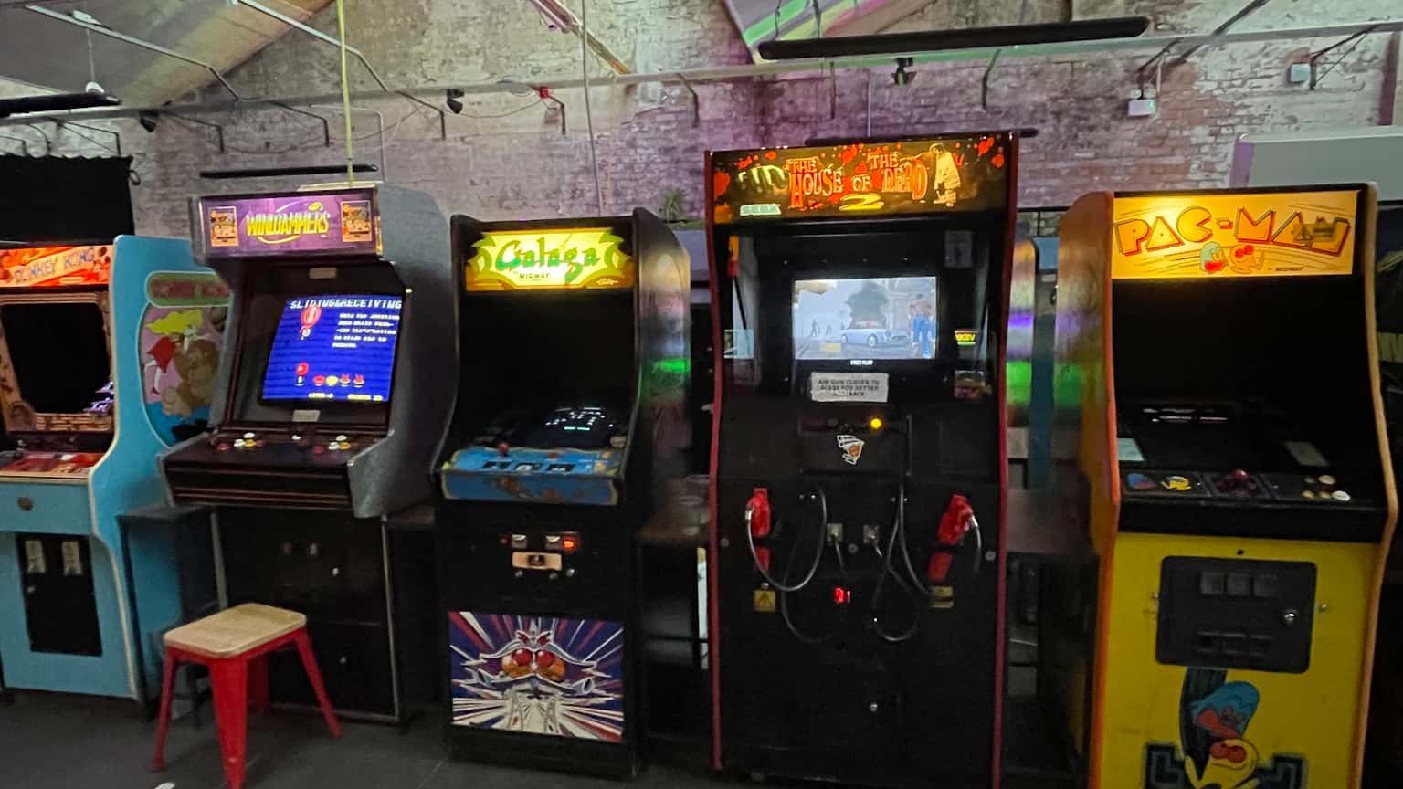 Retro Arcade Pop-Up with Pinball and Free Play