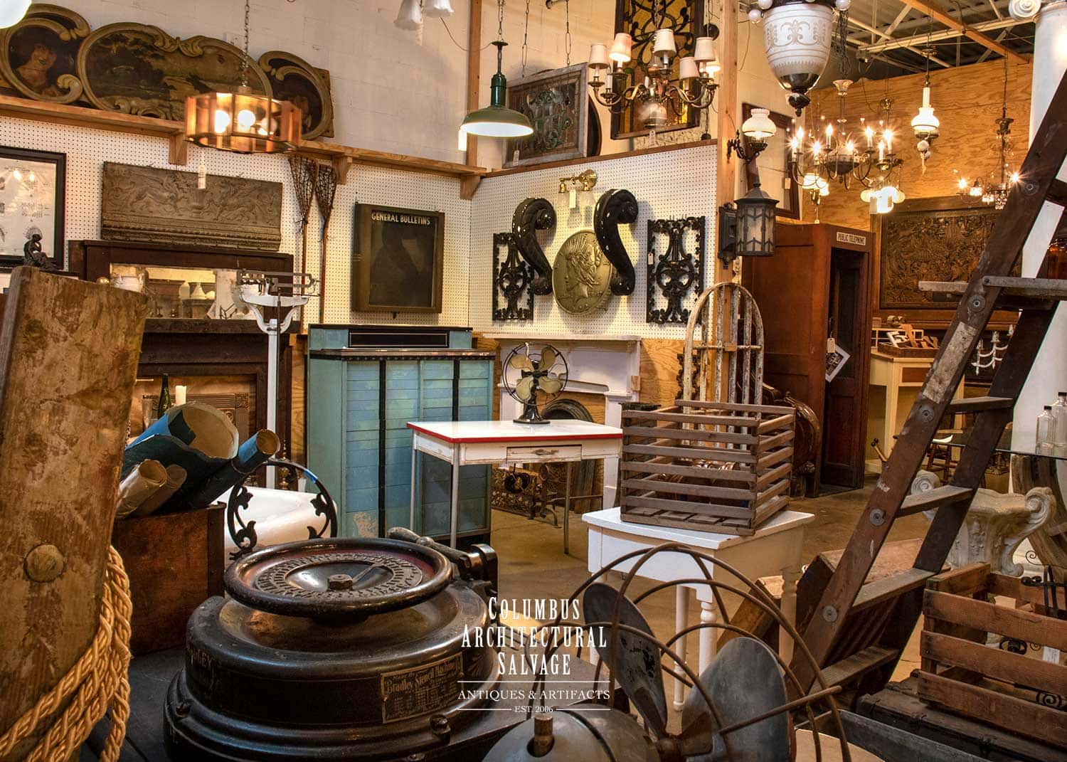 Architectural Salvage and Antiques Behind the Fairgrounds