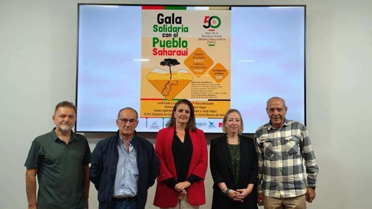 Gala solidaria a favor del pueblo saharaui