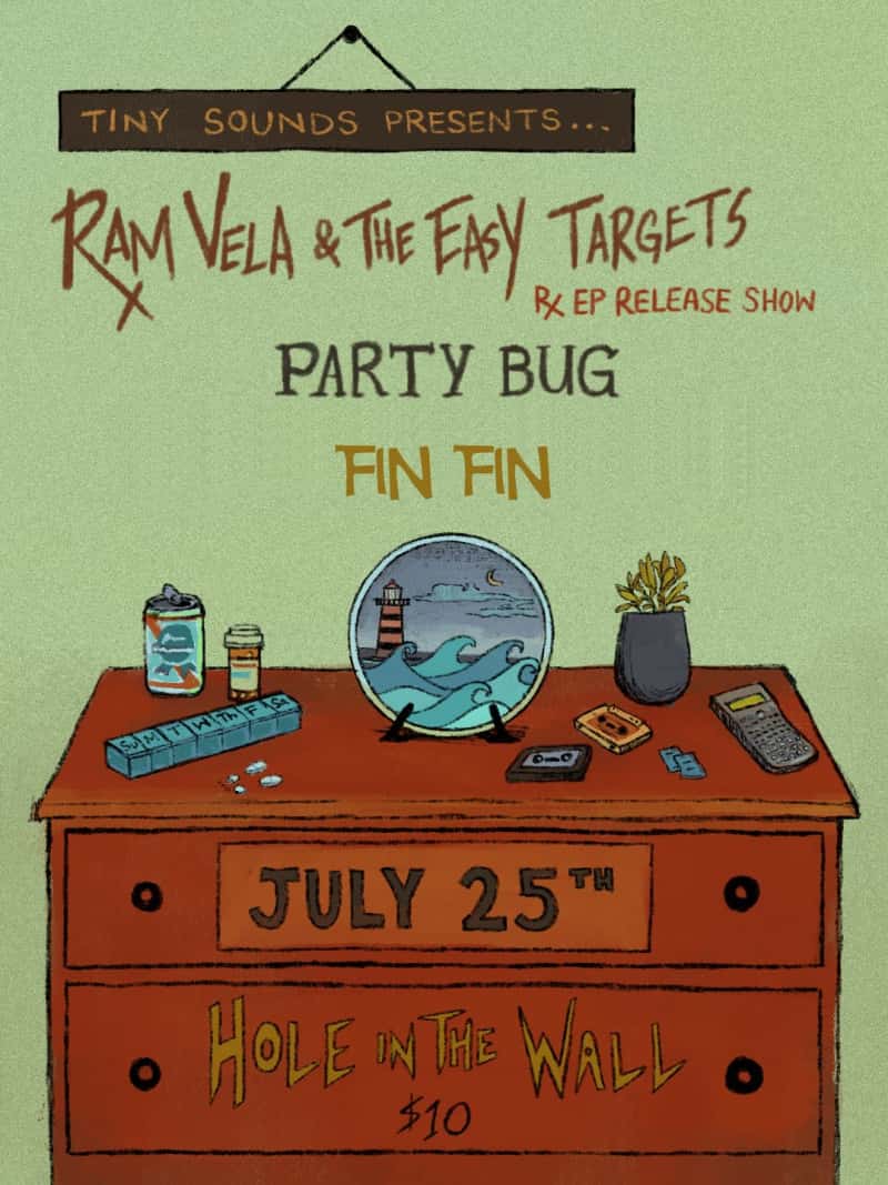 Tiny Sounds Presents: Ram Vela & The Easy Targets (EP Release) with Party Bug & Fin Fin
