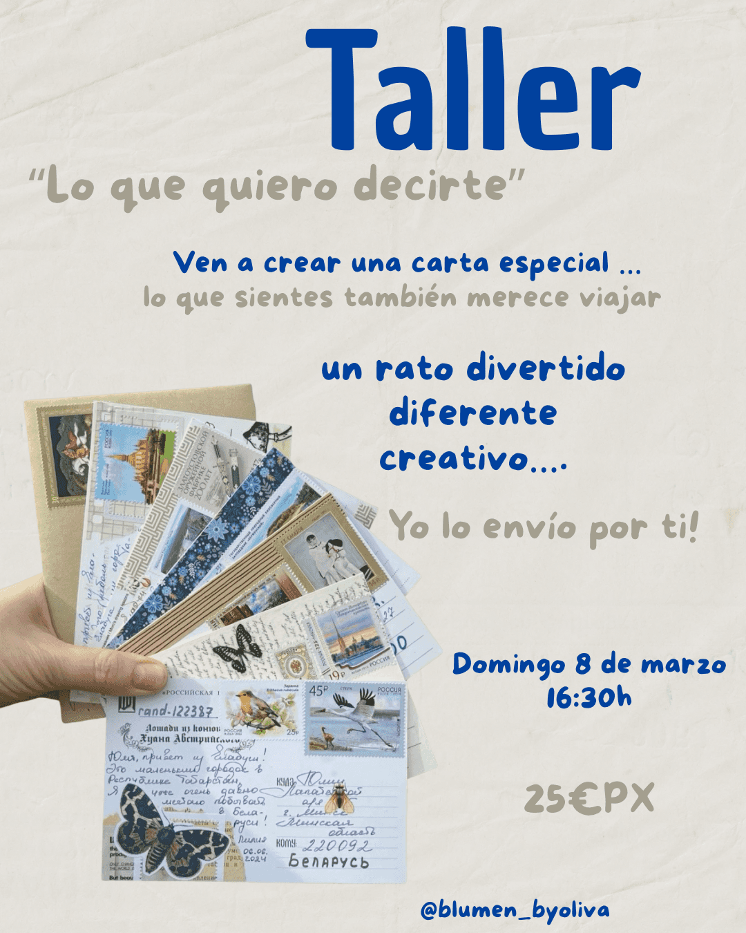 Taller creativo 'Lo que quiero decirte'