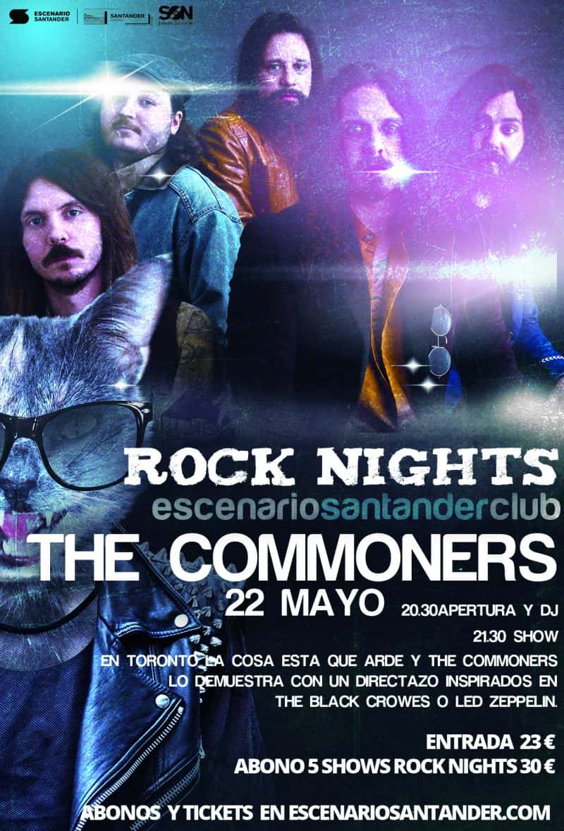 The Commoners en las Rock Nights