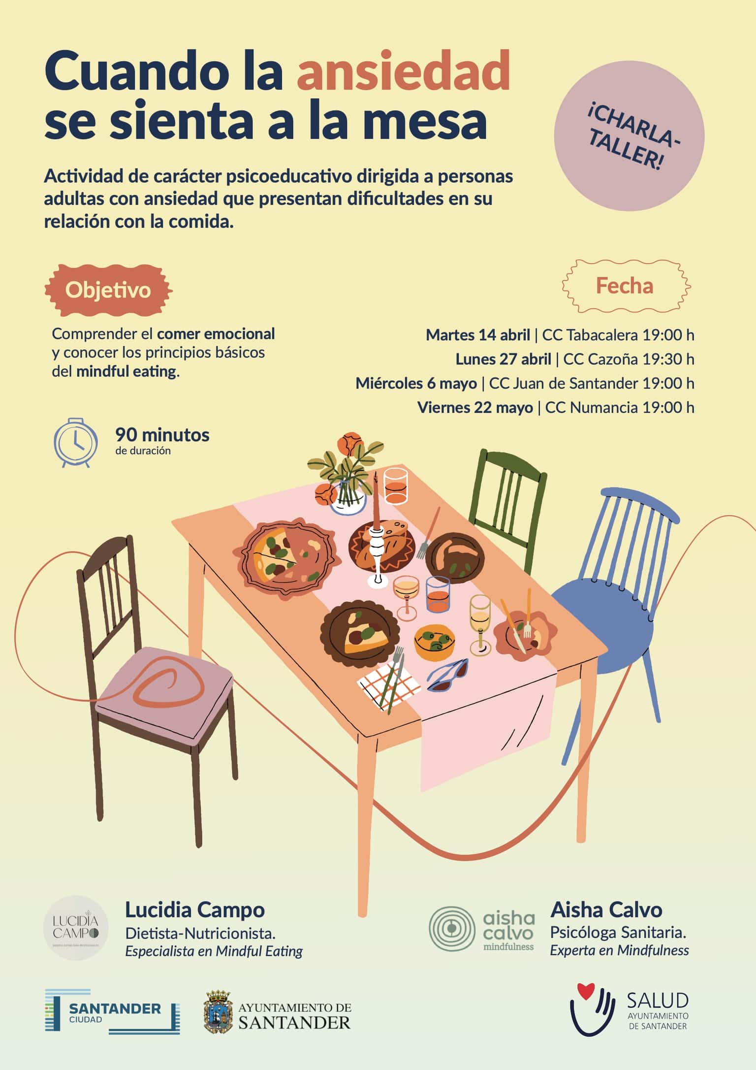 Cuando la ansiedad se sienta a la mesa