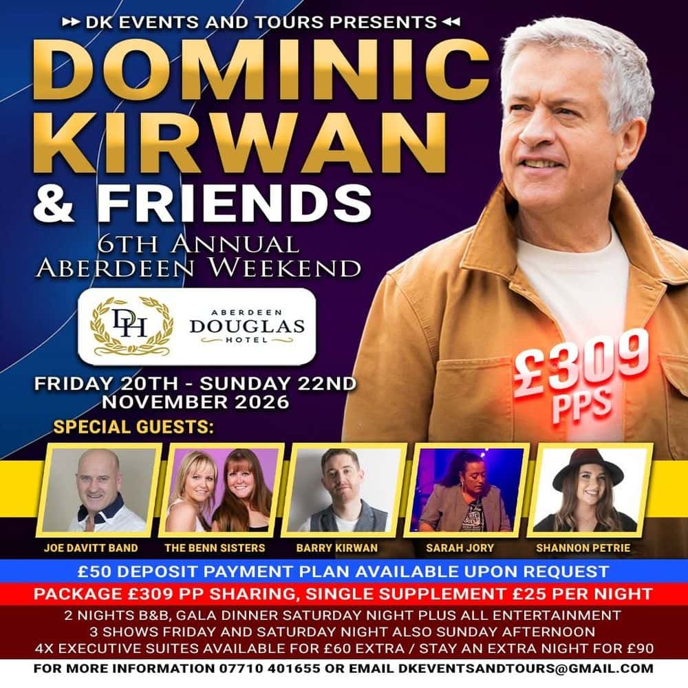Dominic Kirwan & Friends | 6th Annual Music Weekend