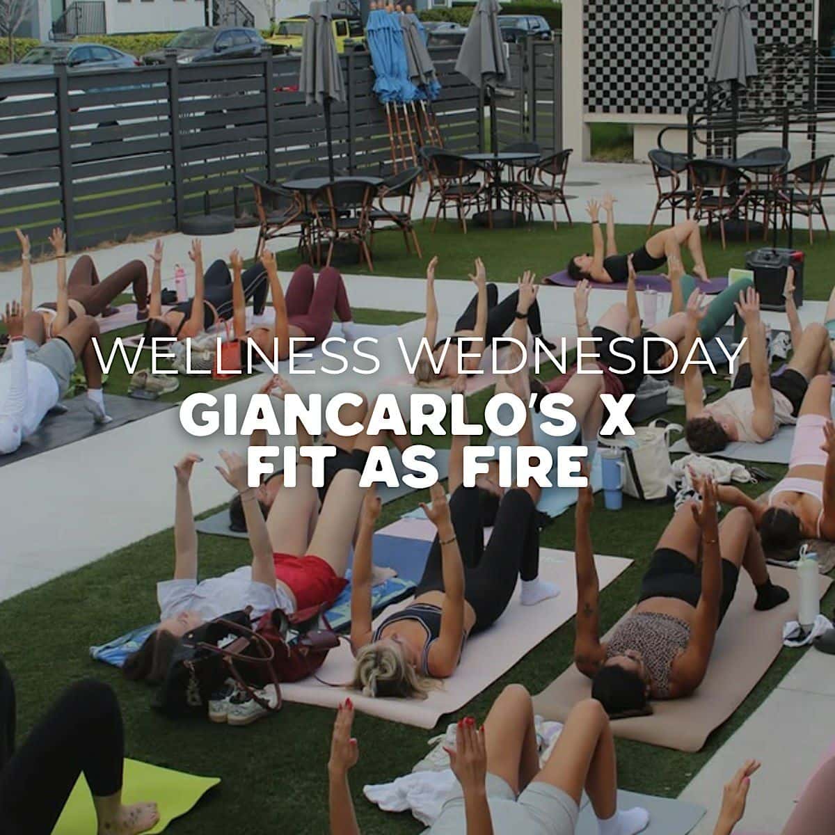 Wellness Wednesday | Giancarlo's x FIT AS FIRE