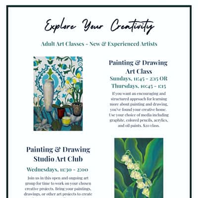 Painting and Drawing: Adult Art Classes