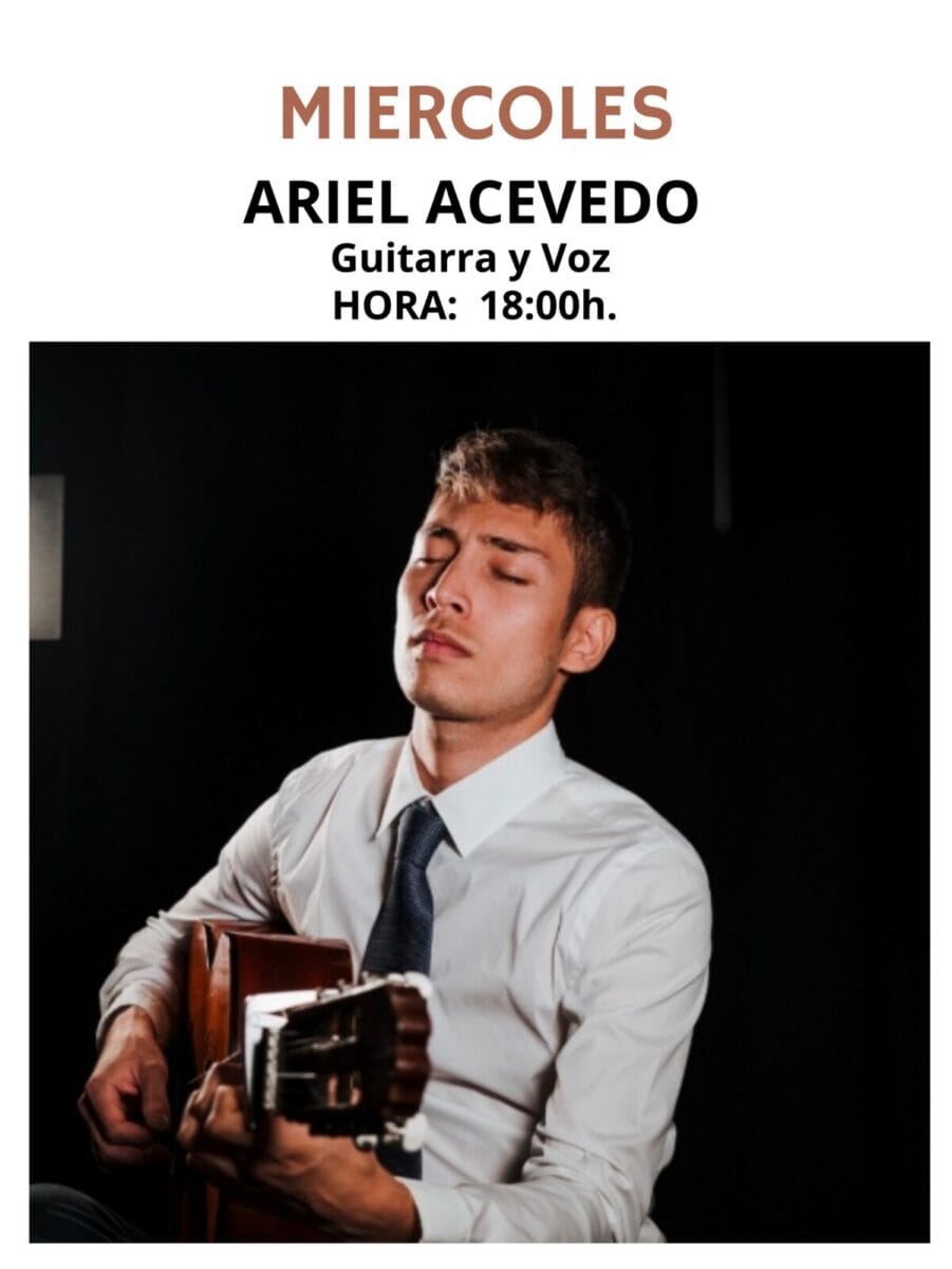 Actuación de Ariel Acevedo en el Museo Cromática