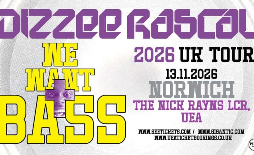 Dizzee Rascal - We Want Bass UK Tour