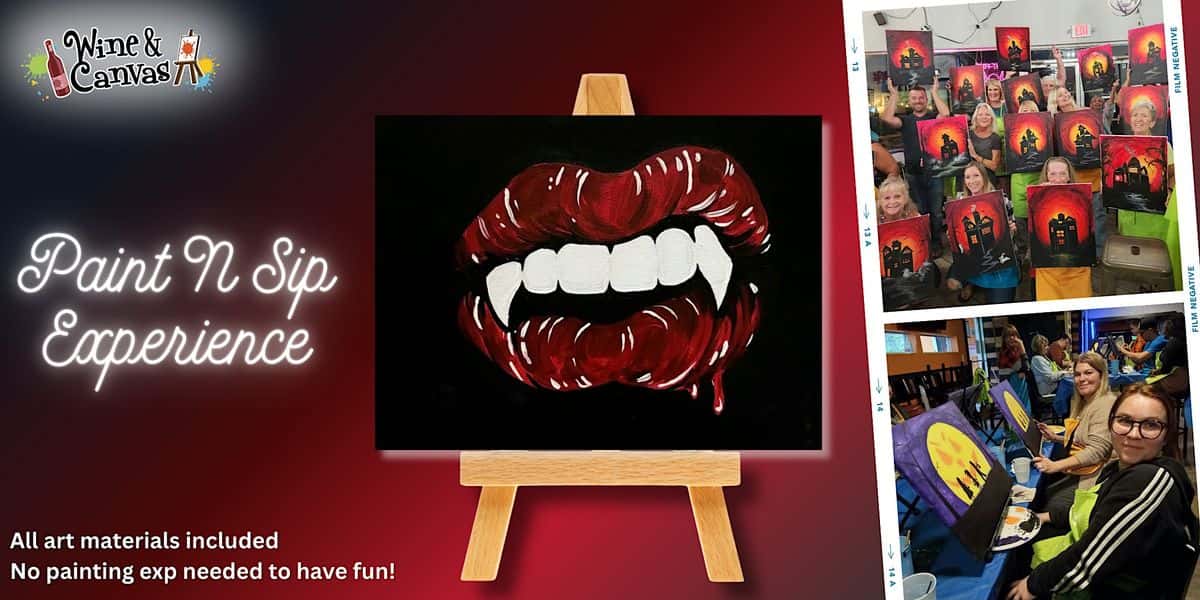Tampa Paint and Wine - Vampire's Kiss