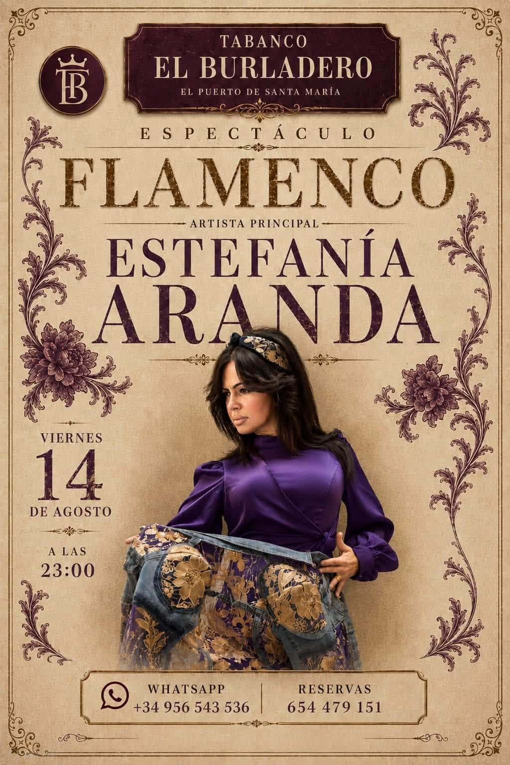 Espectáculo Flamenco con Estefanía Aranda
