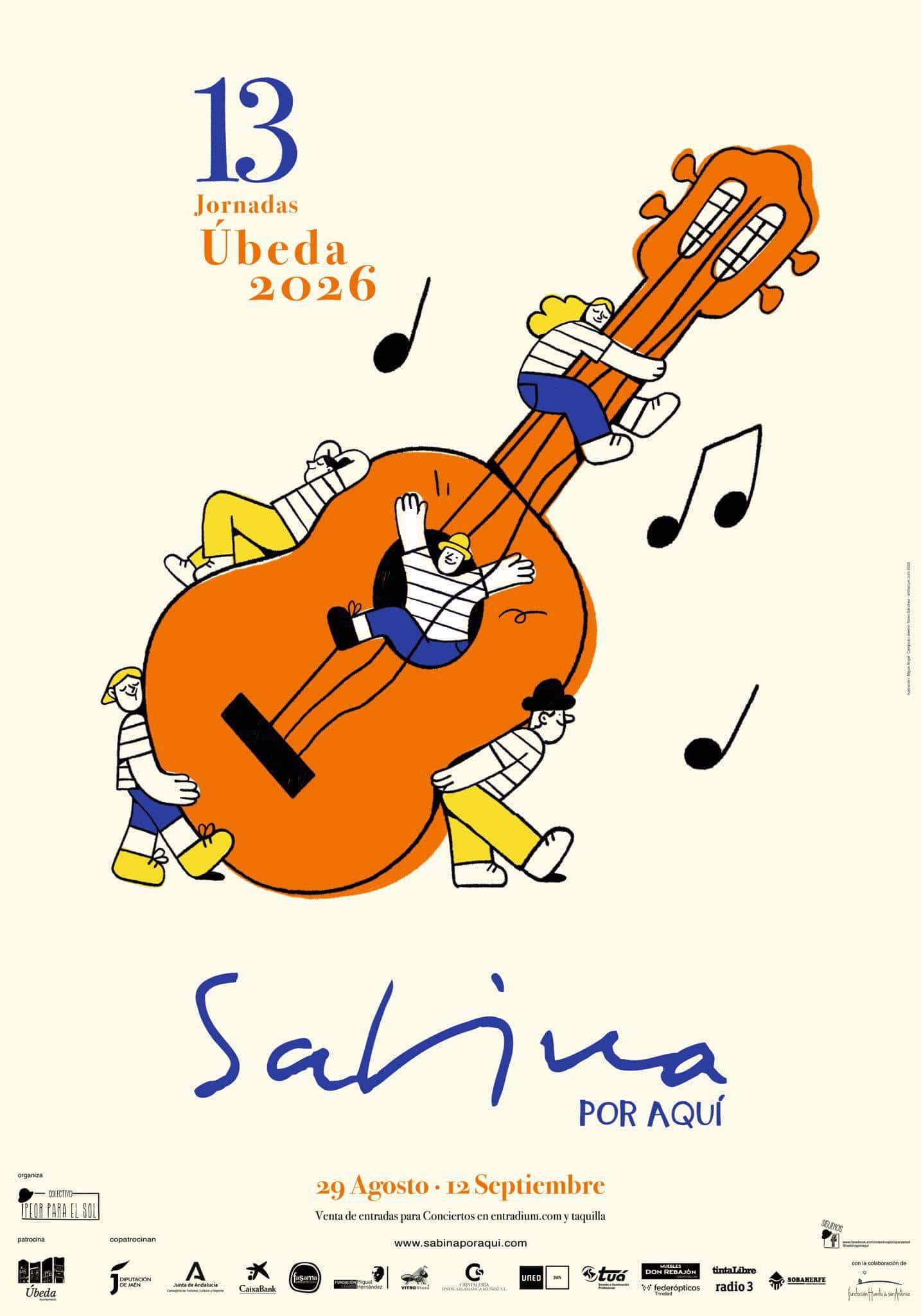 Las Jornadas Sabina llenan Úbeda hasta el 12 de septiembre