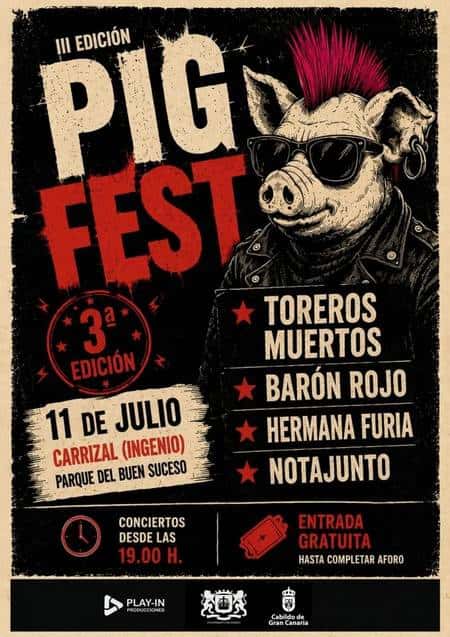 El Pig Fest llena de rock Ingenio este sábado