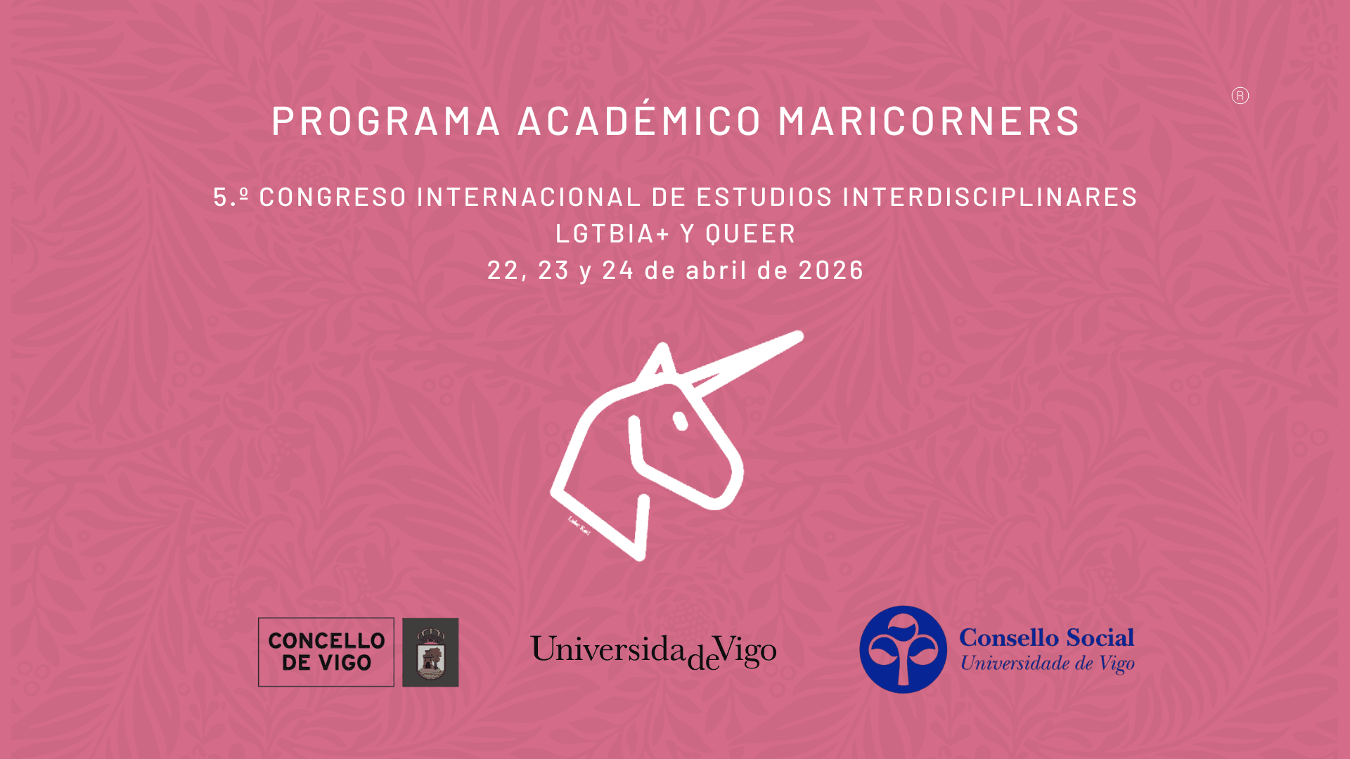 Presentacións editoriais de obras LGTBIA+ e queer - V Congreso MariCorners