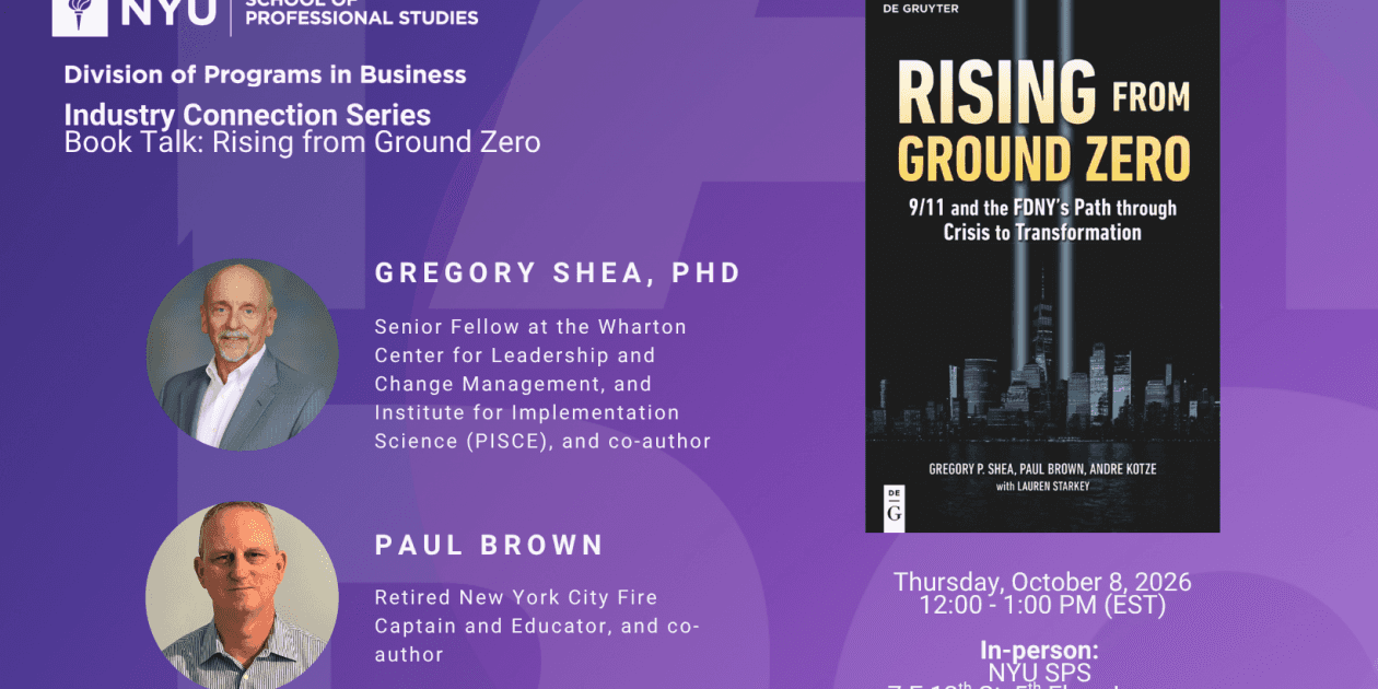 Author Event | Rising from Ground Zero