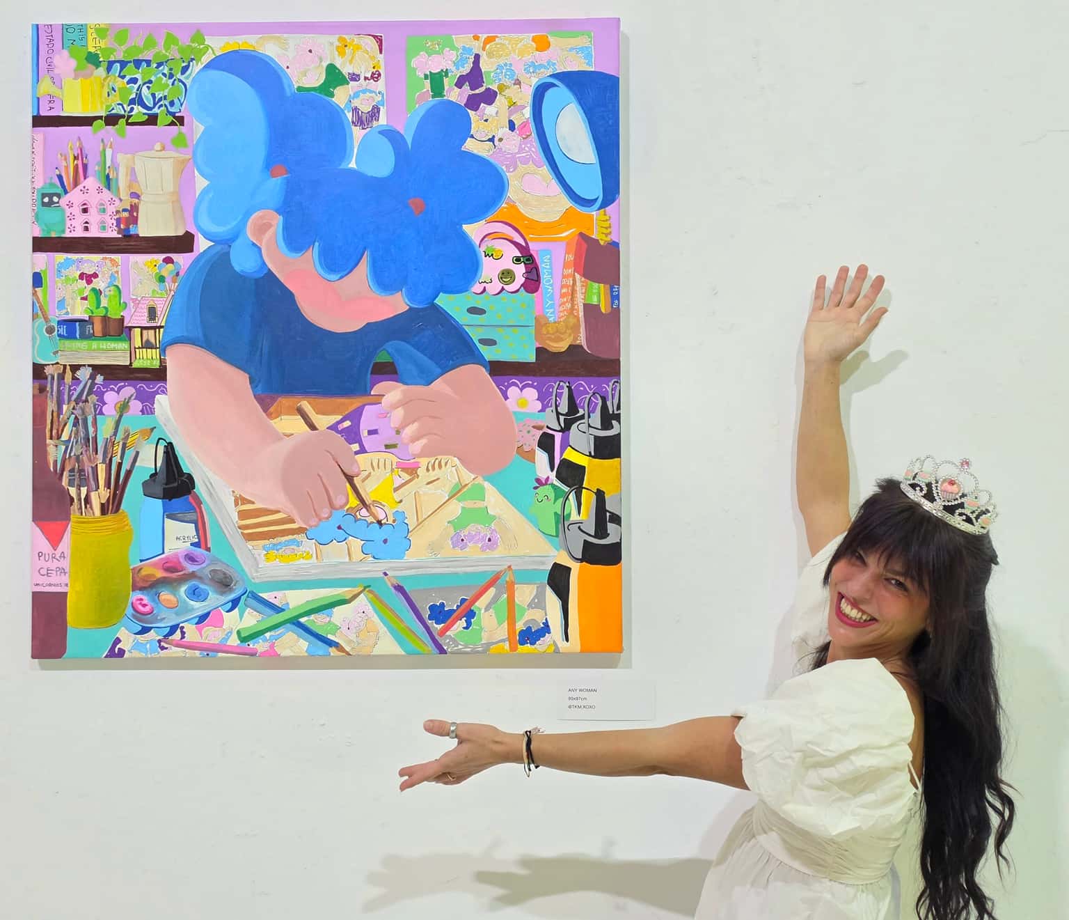 Muestra pictórica 'Una chuchería super dulce' de Nena Loaysa