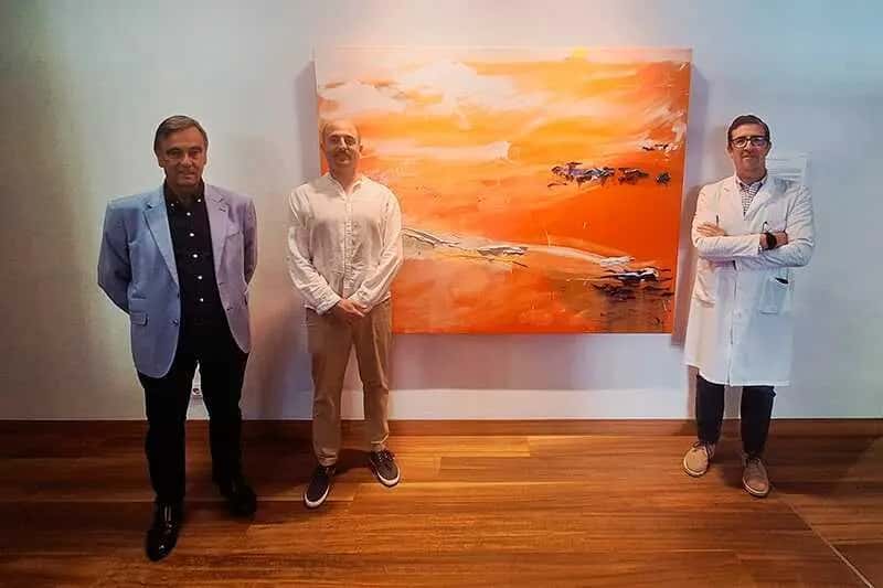 El Valdecilla suma una obra de Víctor Alba a su galería