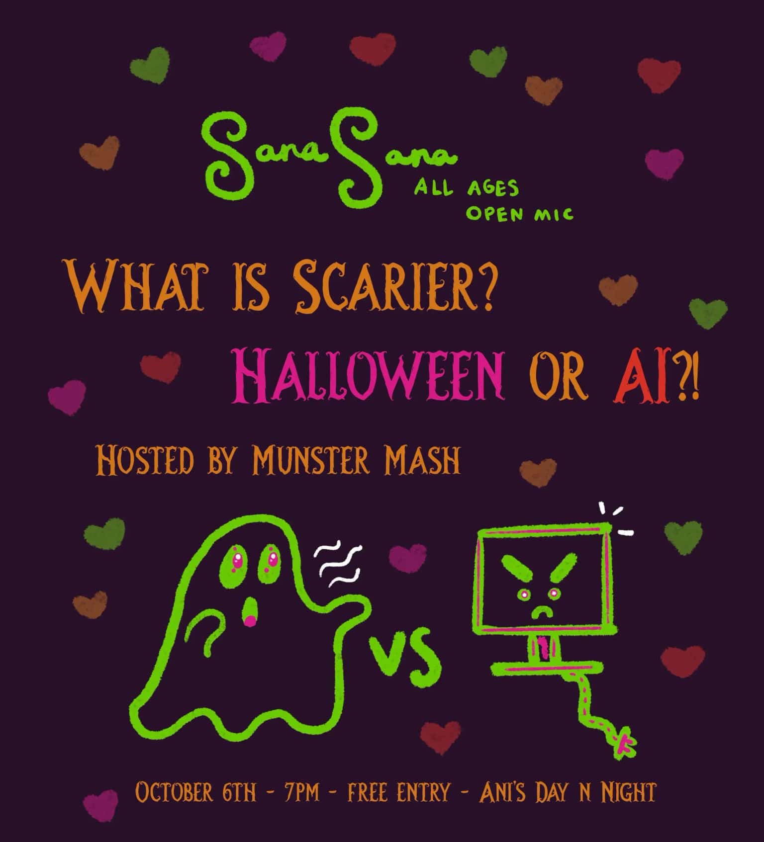 What is scarier Halloween or AI? (Sana Sana Presents)