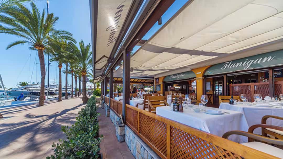 Flanigan: cocina mediterránea frente a Puerto Portals