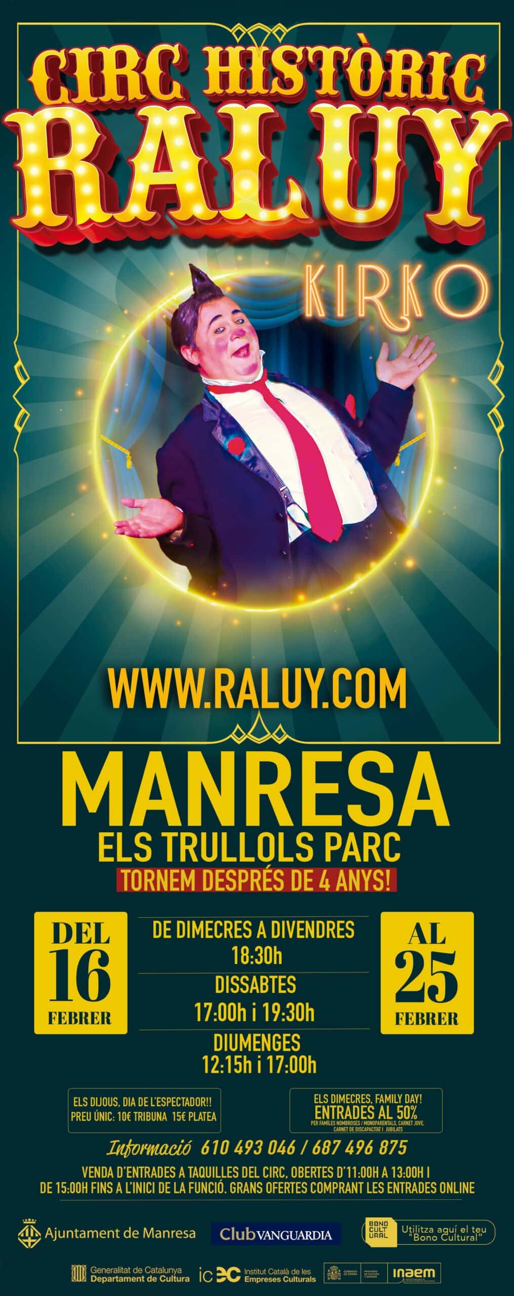 El Festivalet de Circ llena Manresa del 3 al 5 de sept.