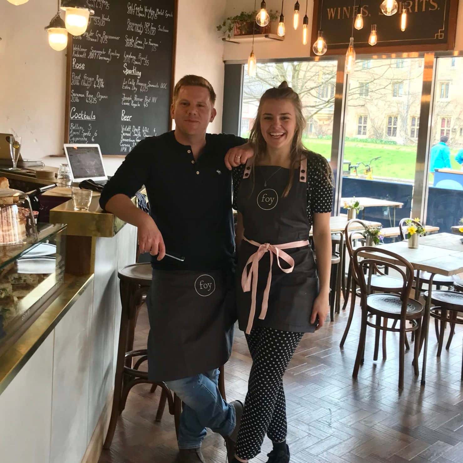 Cafe Foy: toasties and wine on the Quayside