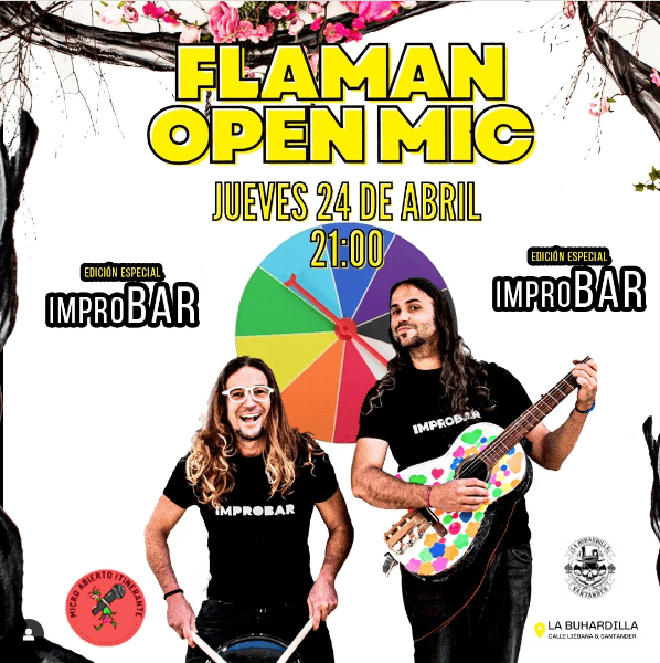 Flaman Open Mic. Club de comedia