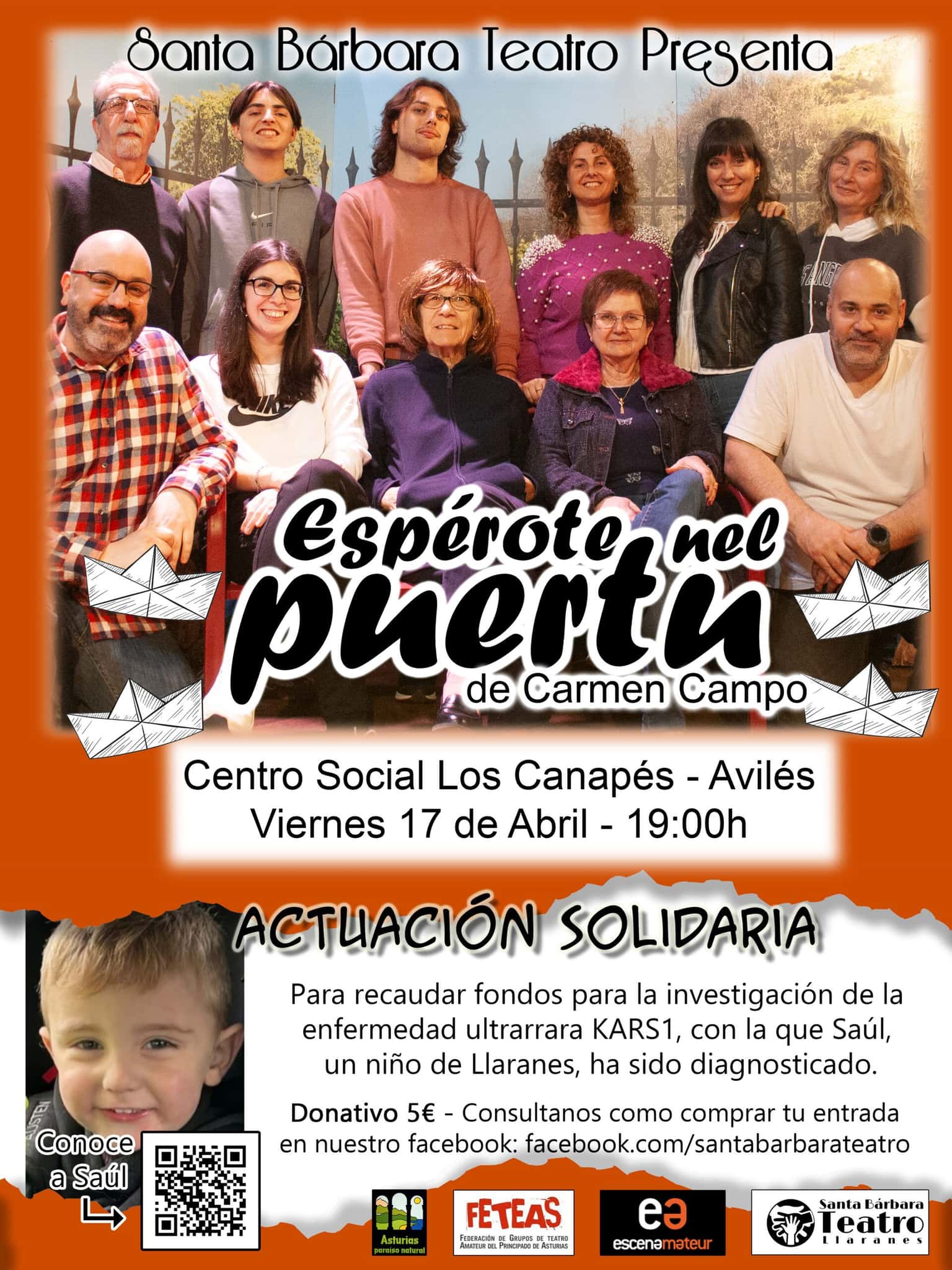 Teatro aficionado en Los Canapés: cinco citas