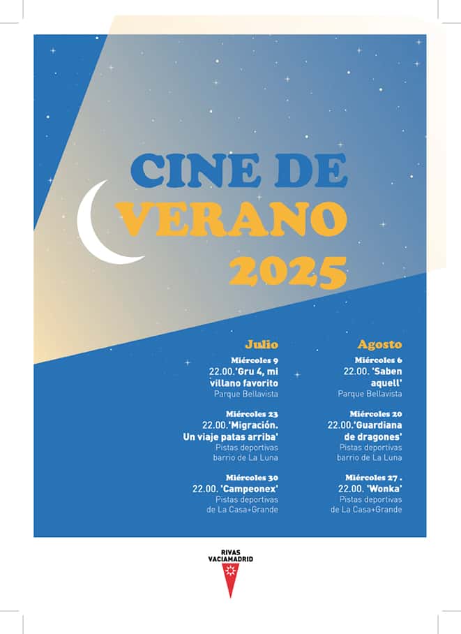 El cine de verano en Rivas se despide en agosto