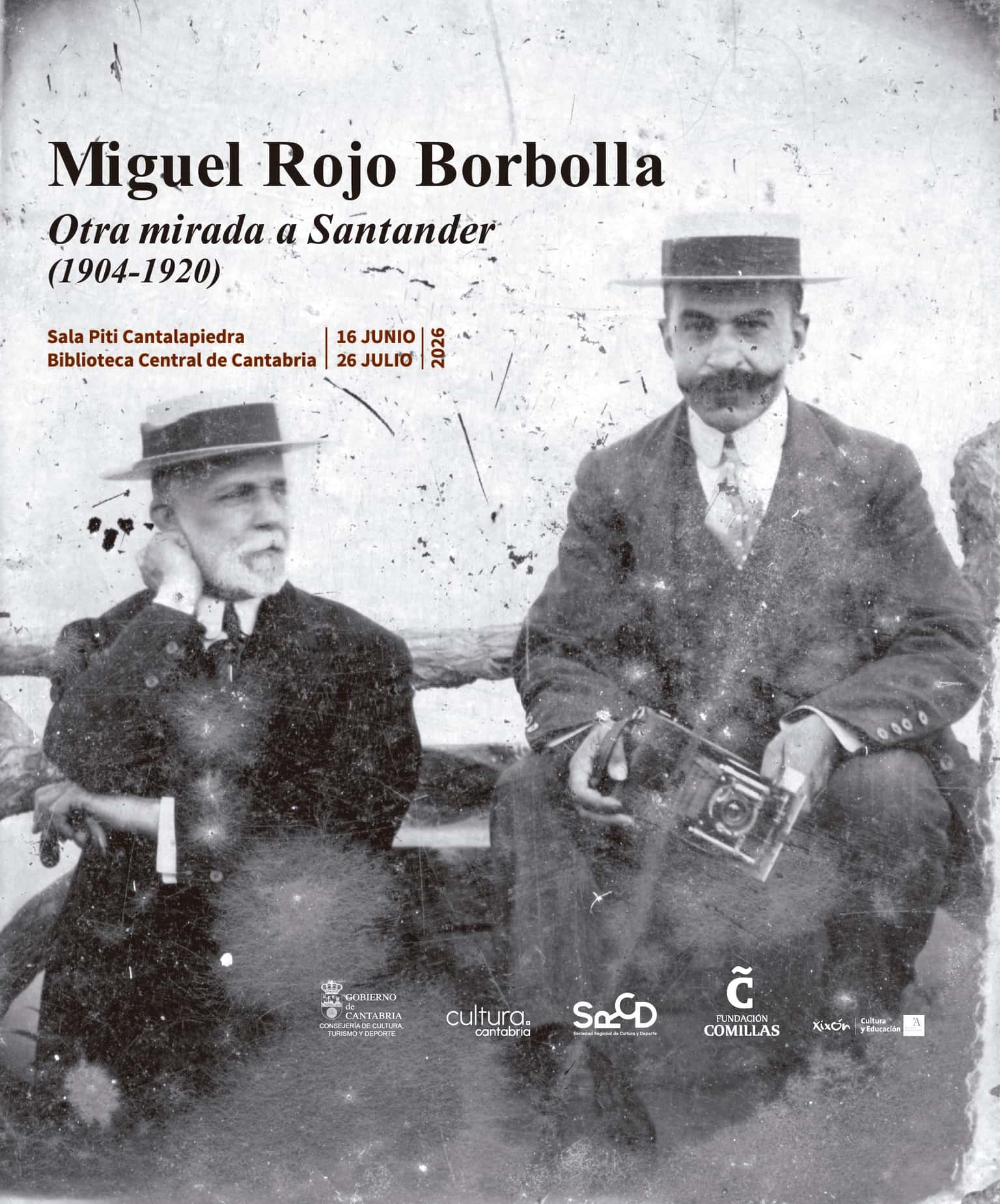 Santander hace un siglo a través de Rojo Borbolla