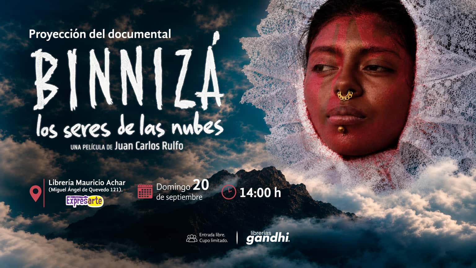 Proyección de cine 'Binnizá, los seres de las nubes'