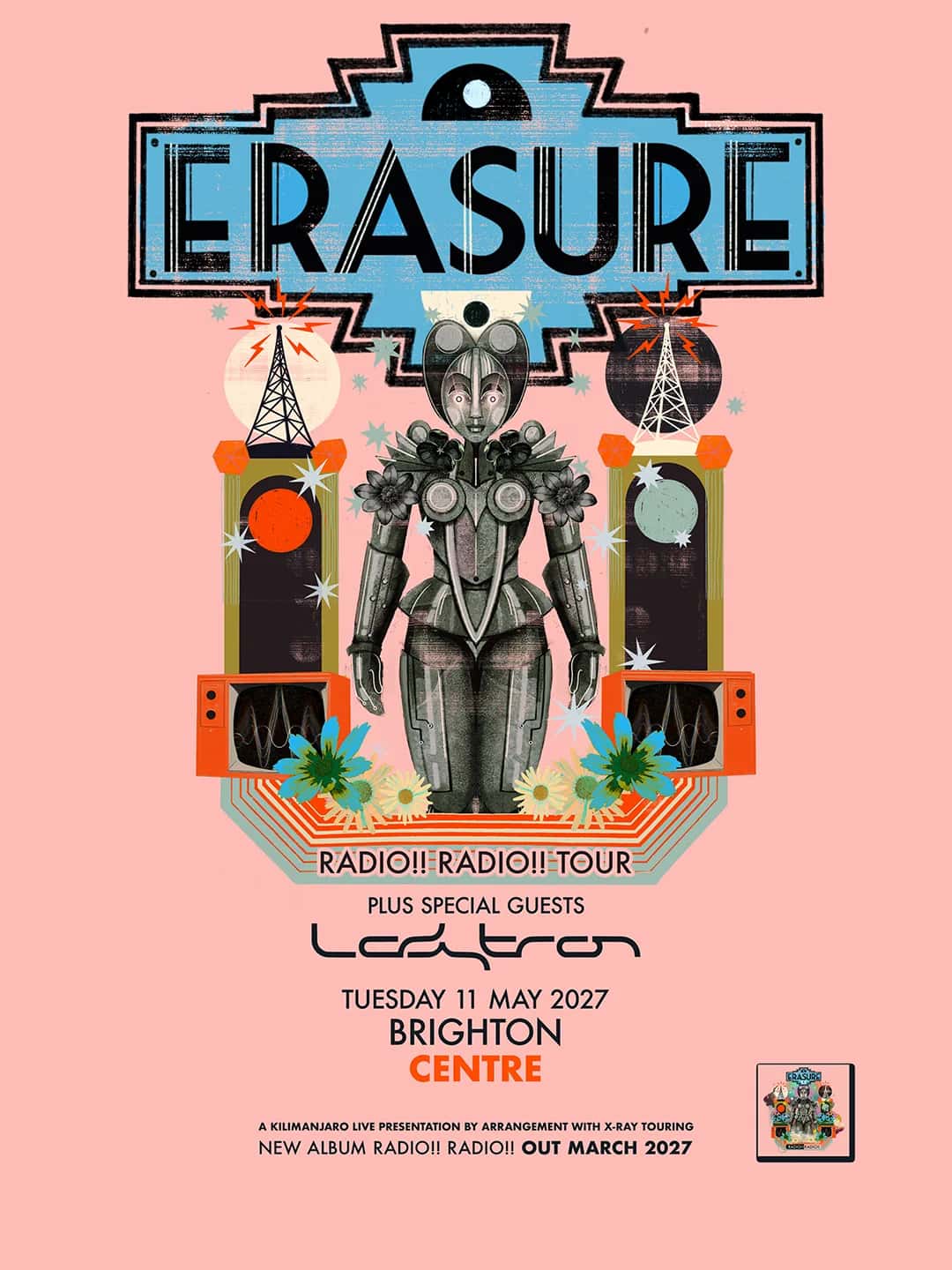 Erasure bring 2027 arena tour to Brighton Centre