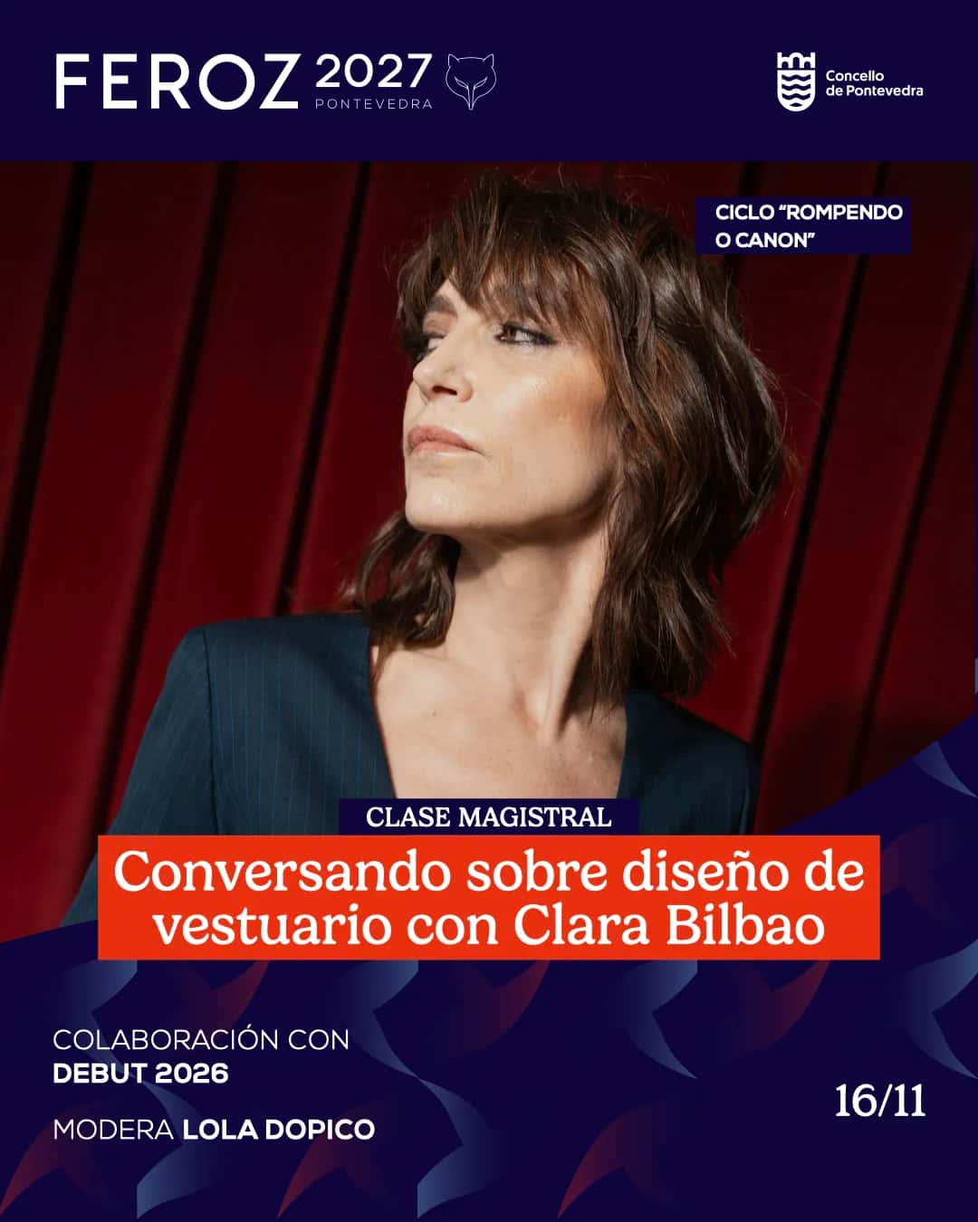 Premios Feroz - Coloquios y clase magistral de vestuario