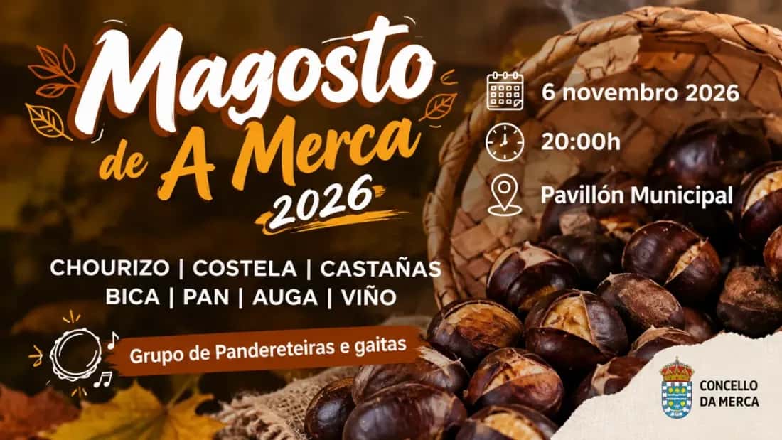 Magosto Popular de A Merca: castañas el 6 de noviembre