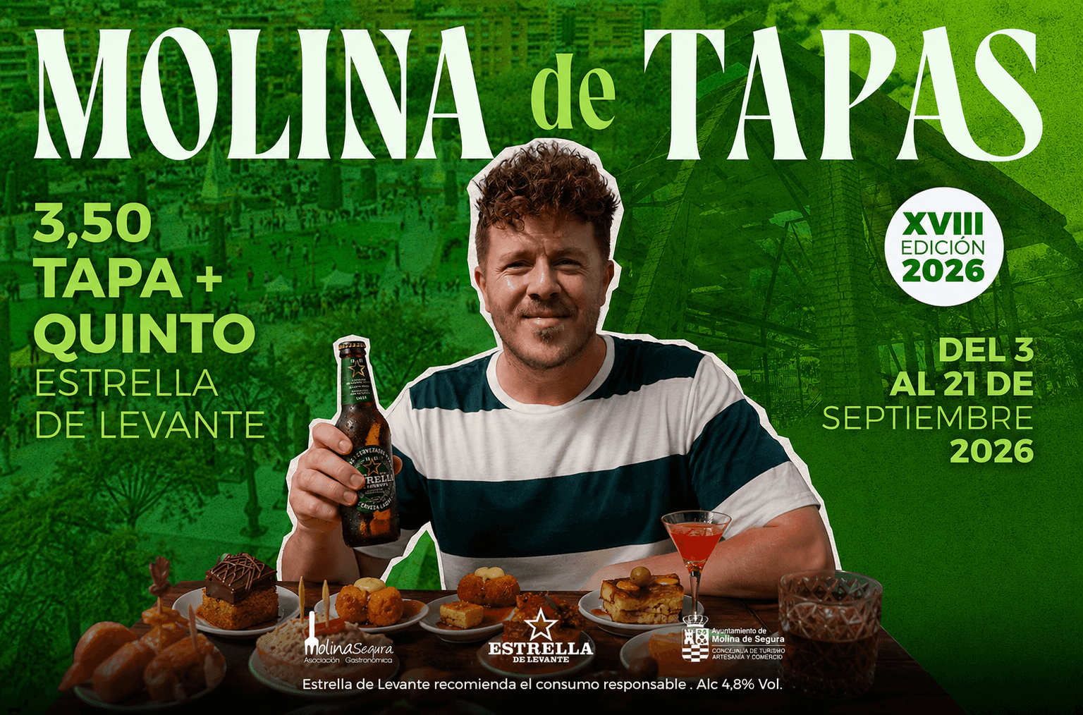Molina de Tapas 2026: 41 propuestas en 30 establecimientos
