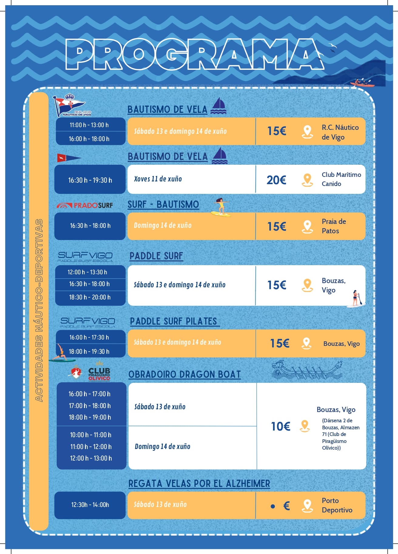Taller de Dragon Boat - Festival Azul 2026
