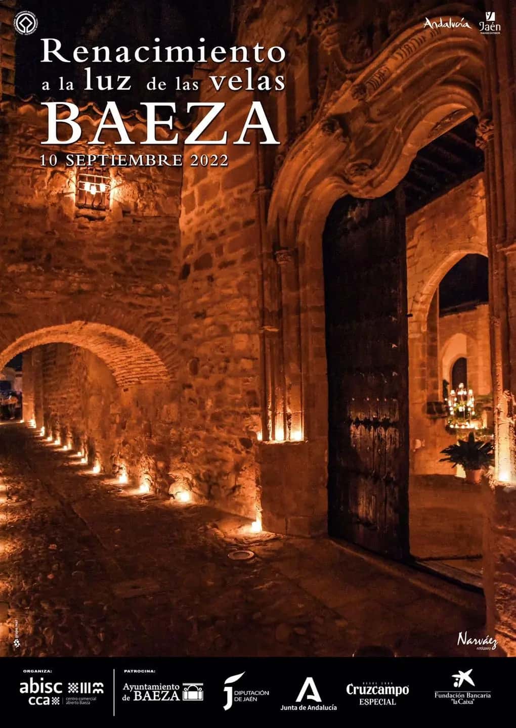 Baeza volvió a iluminarse con miles de velas